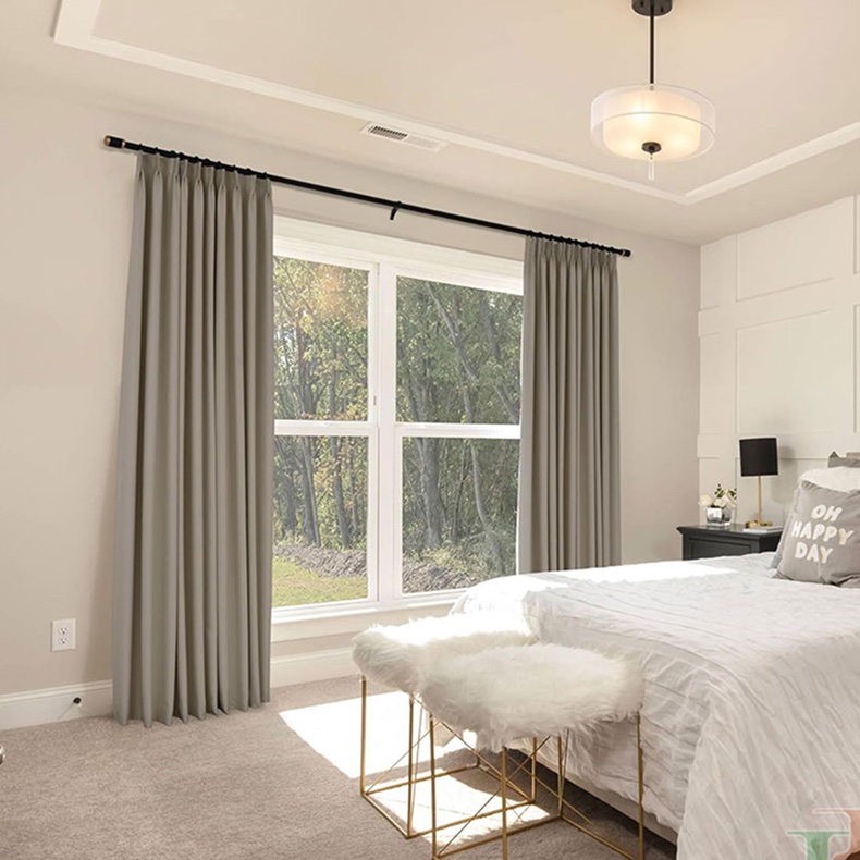 Rèm vải đẹp cản nắng tốt TP51