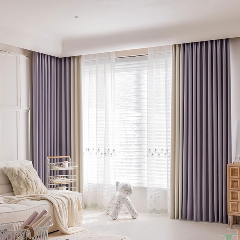 Rèm vải đẹp cản nắng tốt TP43