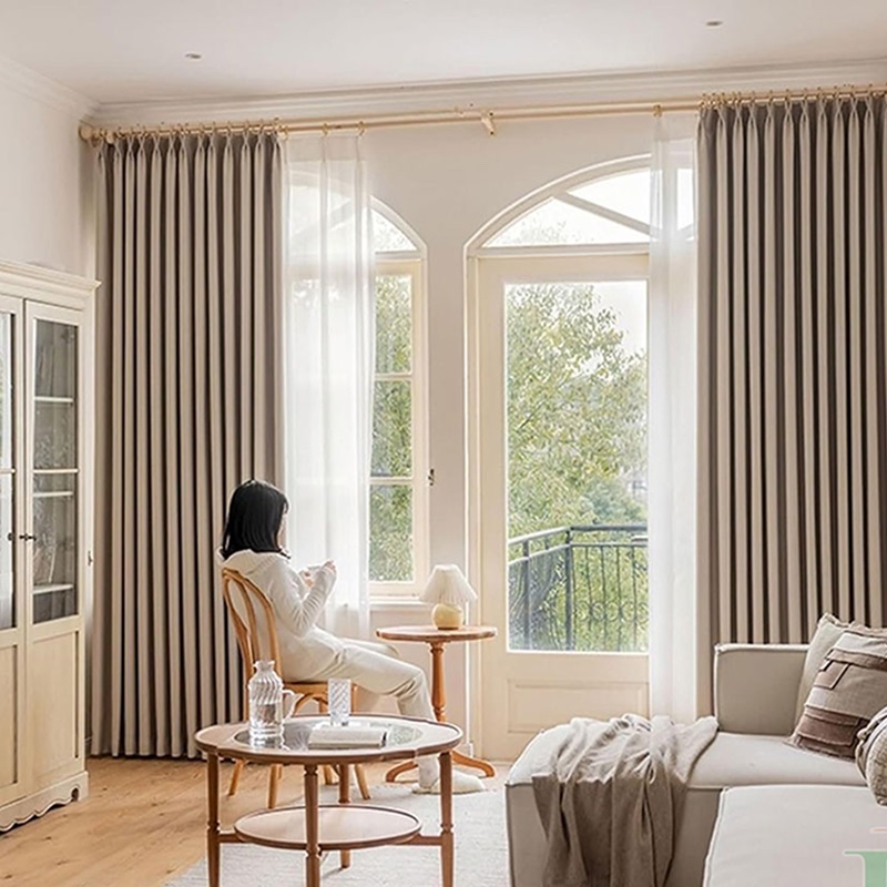 Rèm vải đẹp cản nắng tốt TP33