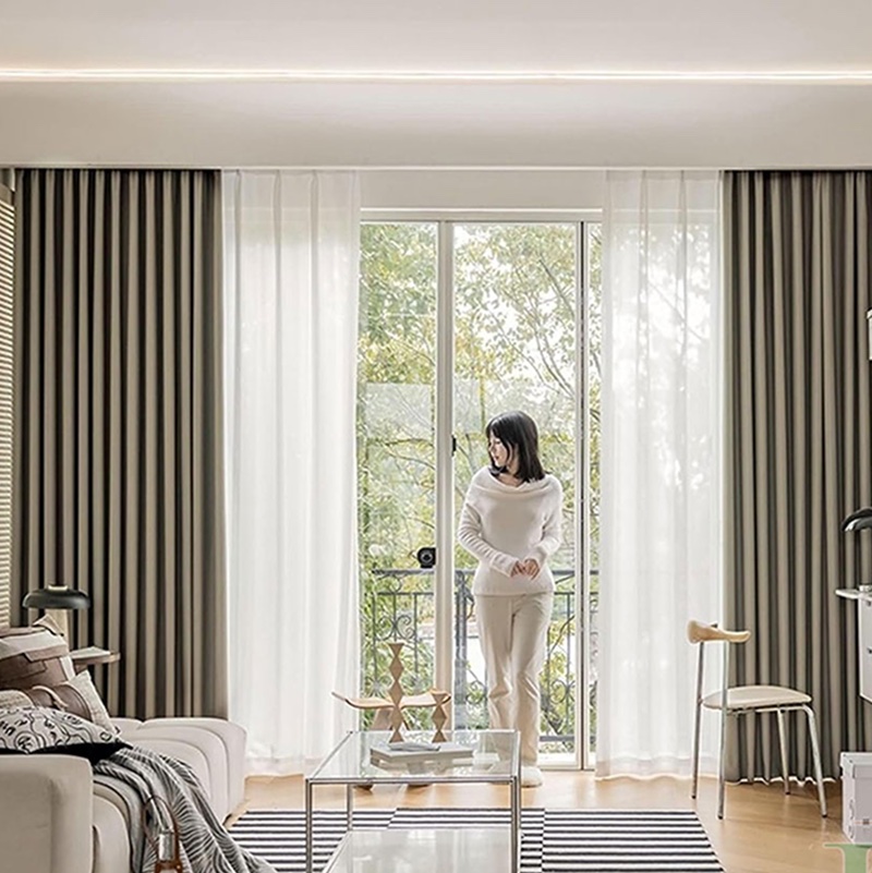 Rèm vải đẹp cản nắng tốt TP27