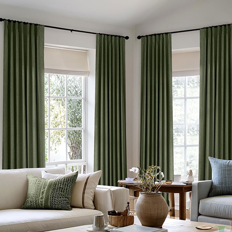 Rèm vải đẹp cản nắng tốt TP25