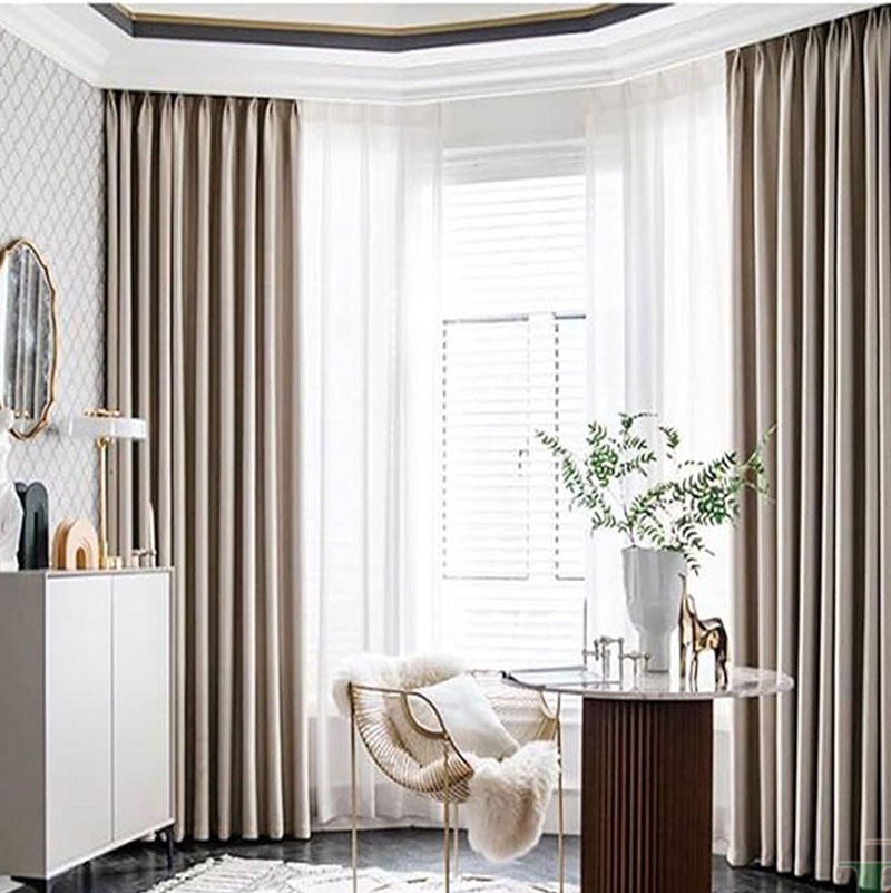 Rèm vải đẹp cản nắng tốt TP24