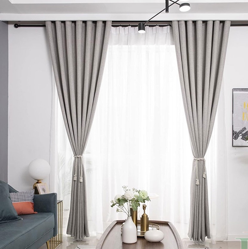 Rèm vải đẹp cản nắng tốt TP19