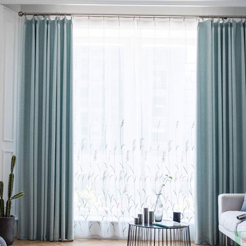 Rèm vải đẹp cản nắng tốt TP09