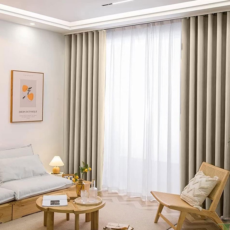 Rèm vải đẹp cản nắng tốt TP07