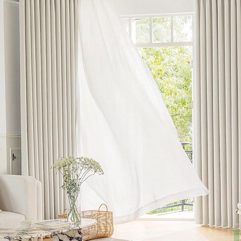 Rèm vải đẹp cản nắng tốt TP04