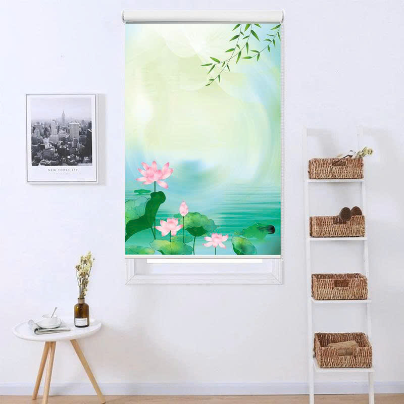 Rèm cuốn in tranh cản nắng 100% Mã HSE0735