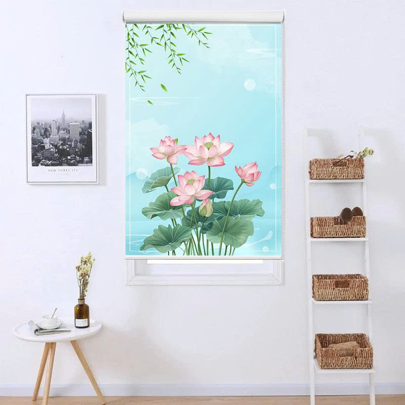 Rèm cuốn in tranh cản nắng 100% Mã HSE0728