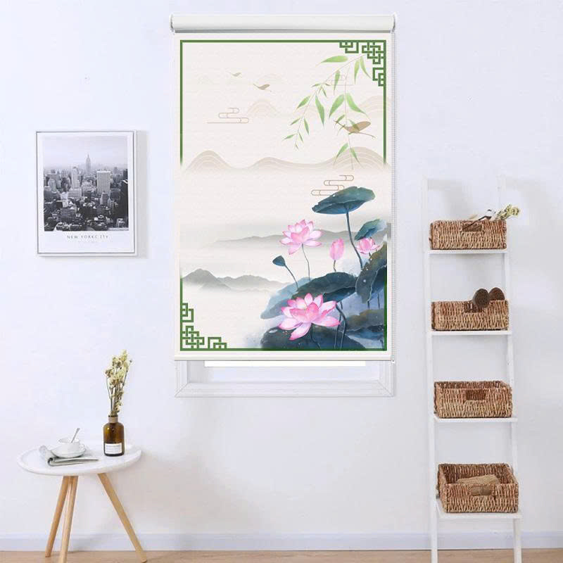 Rèm cuốn in tranh cản nắng 100% Mã HSE0725