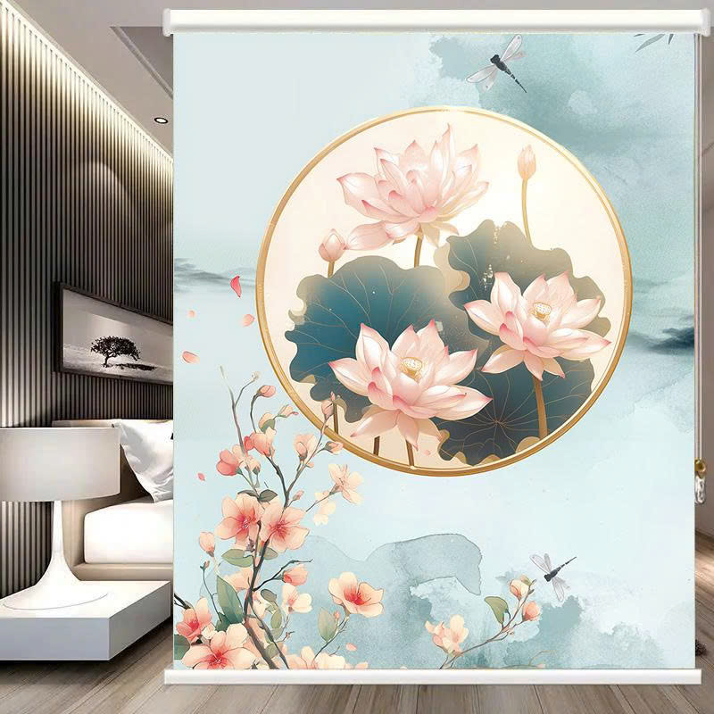 Rèm cuốn in tranh cản nắng 100% Mã HSE0704