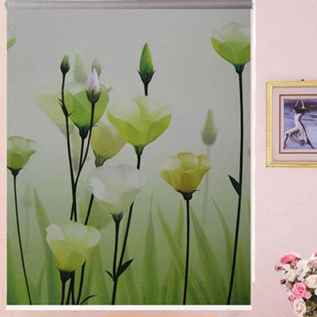 Rèm cửa cuốn in tranh giá rẻ mã MD01