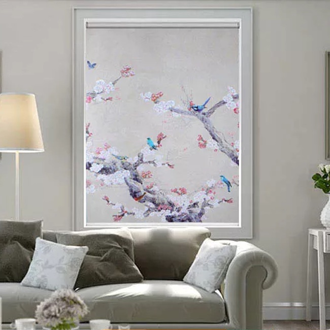 Mẫu Rèm tranh đẹp chống nắng tốt mã CT037B