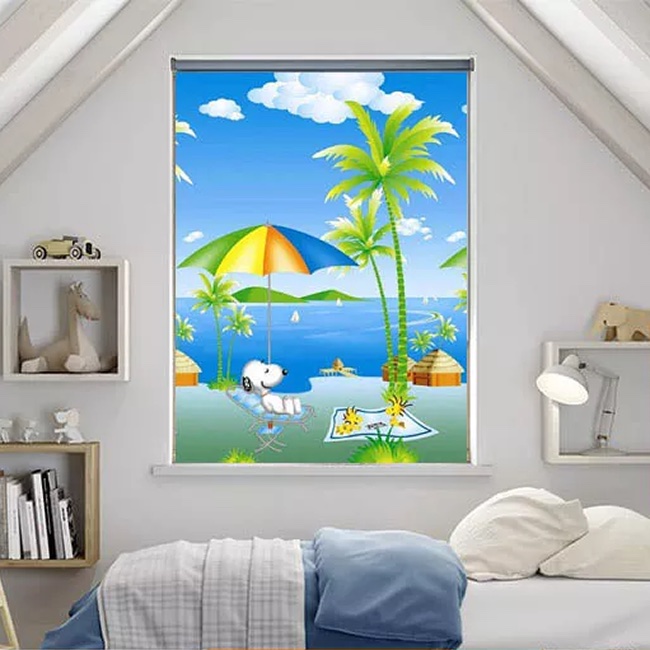 Rèm cuốn in tranh cản nhiệt mã CT028B