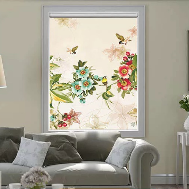 Rèm cửa in tranh phong cảnh mã CT007B